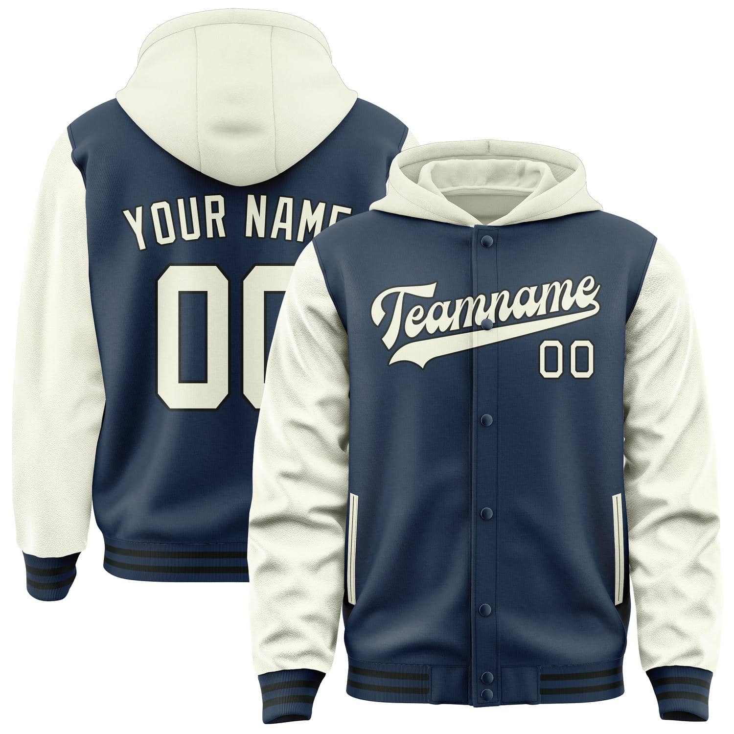 Custom Blue Cream Jacket