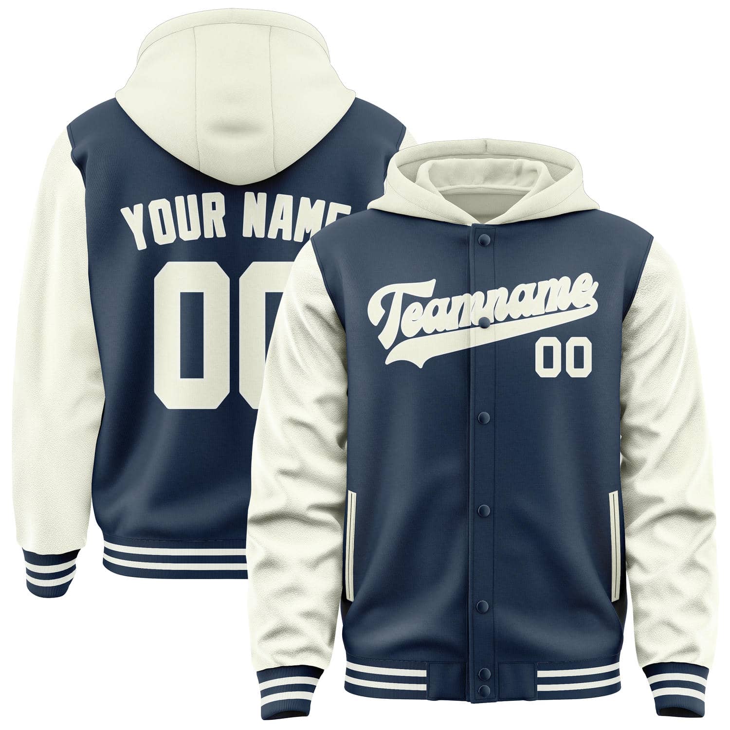 Custom Blue Cream Jacket