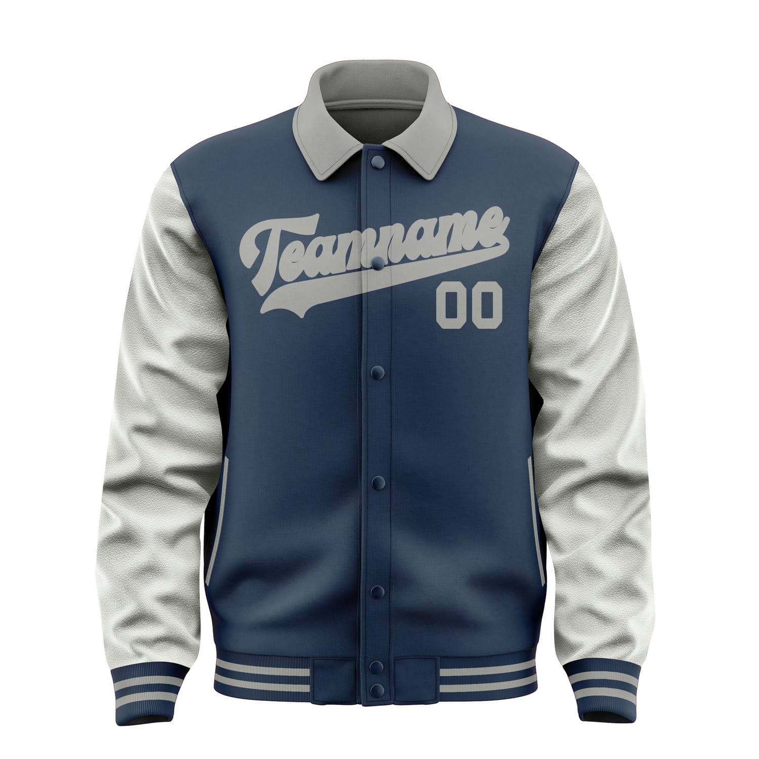 Custom Blue Gray Jacket