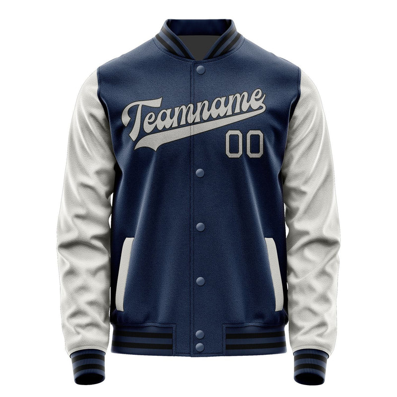 Custom Blue Gray Jacket JA1010041017B31704
