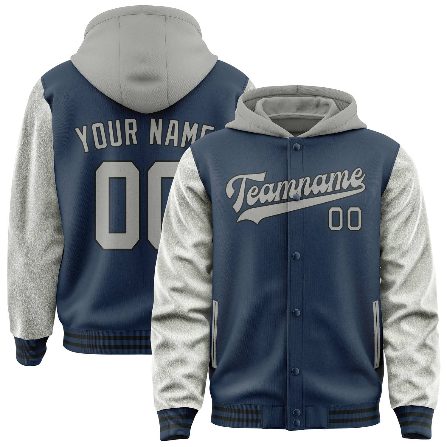 Custom Blue Gray Jacket