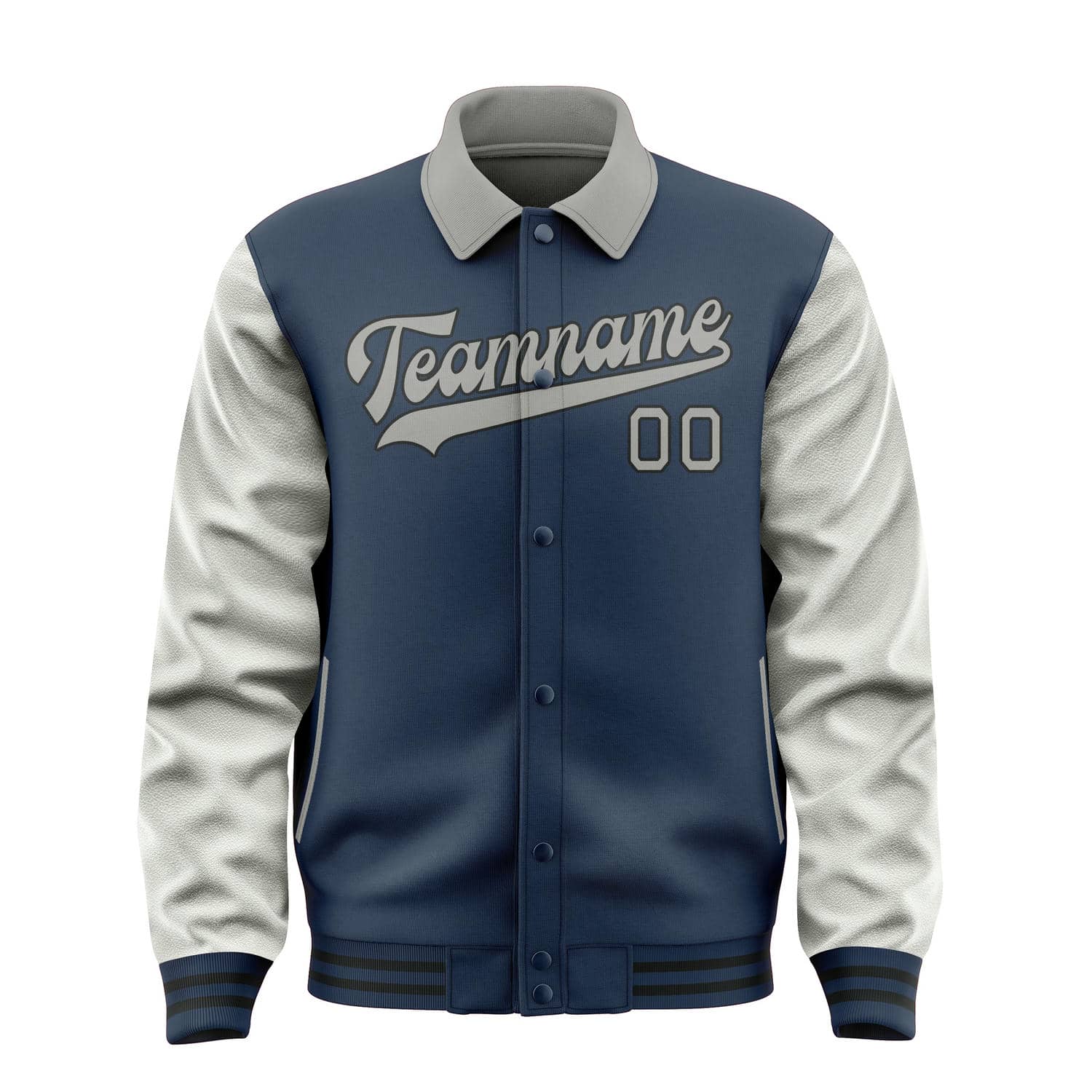 Custom Blue Gray Jacket