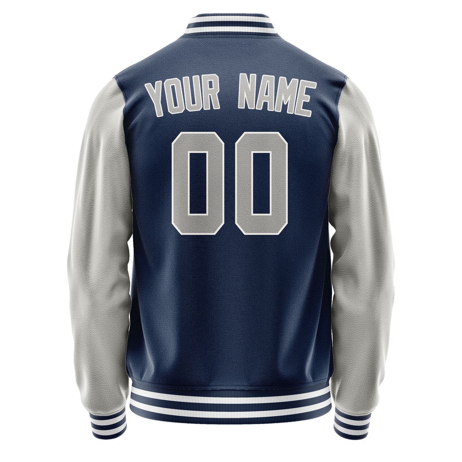 Custom Blue Gray Jacket JA1010041018B31804
