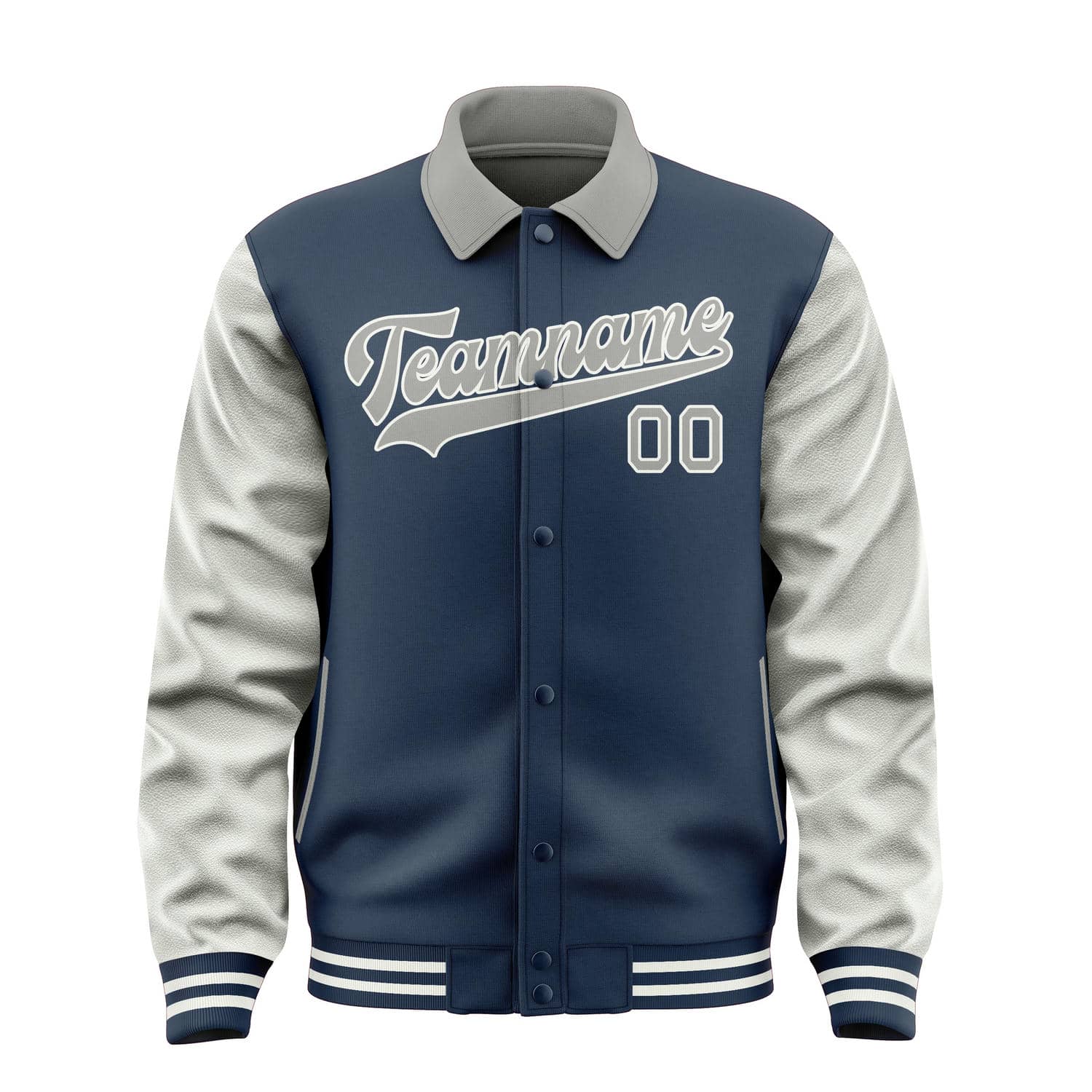 Custom Blue Gray Jacket
