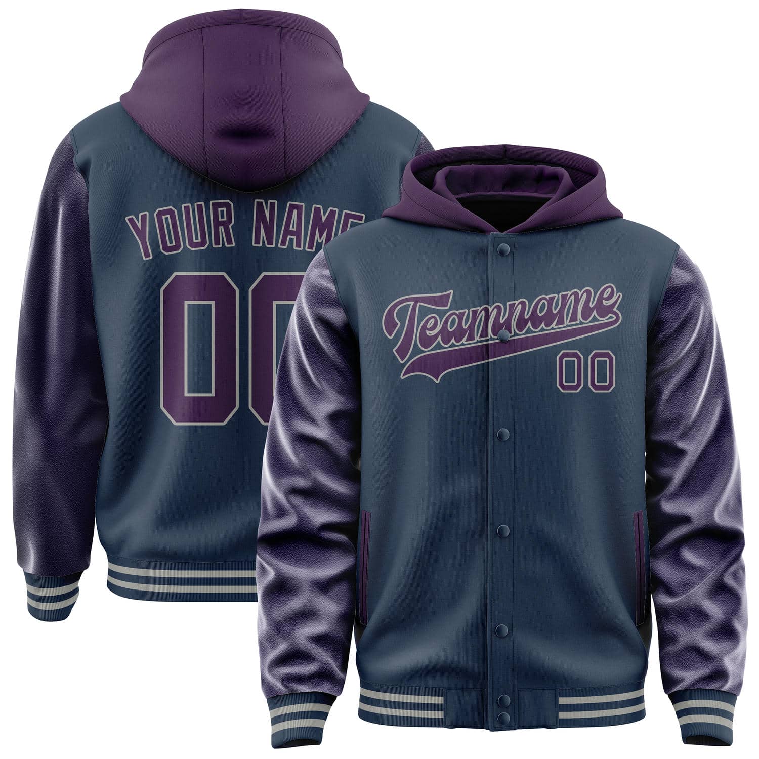 Custom Blue Purple Jacket