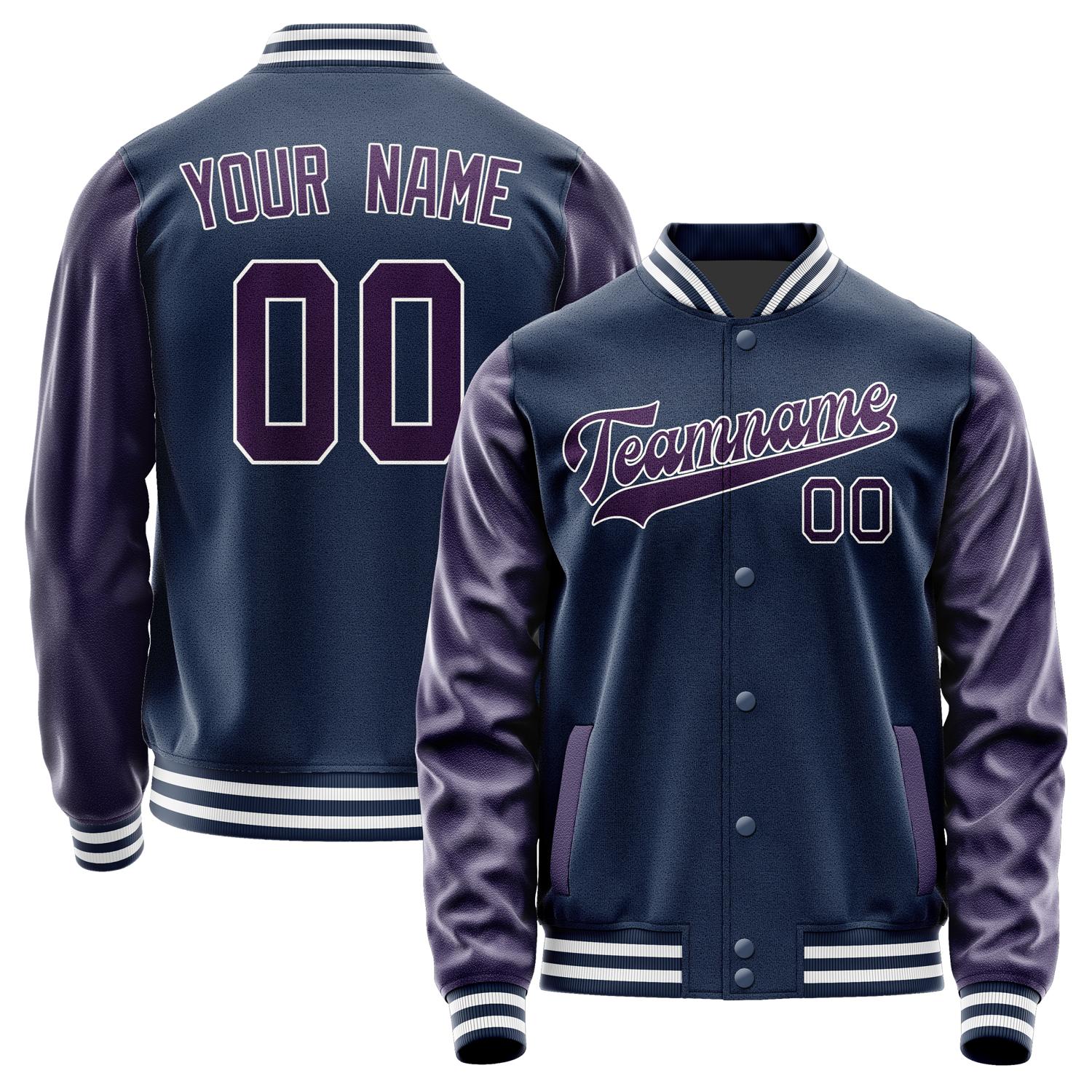 Custom Blue Purple Jacket JA1010071018B31807