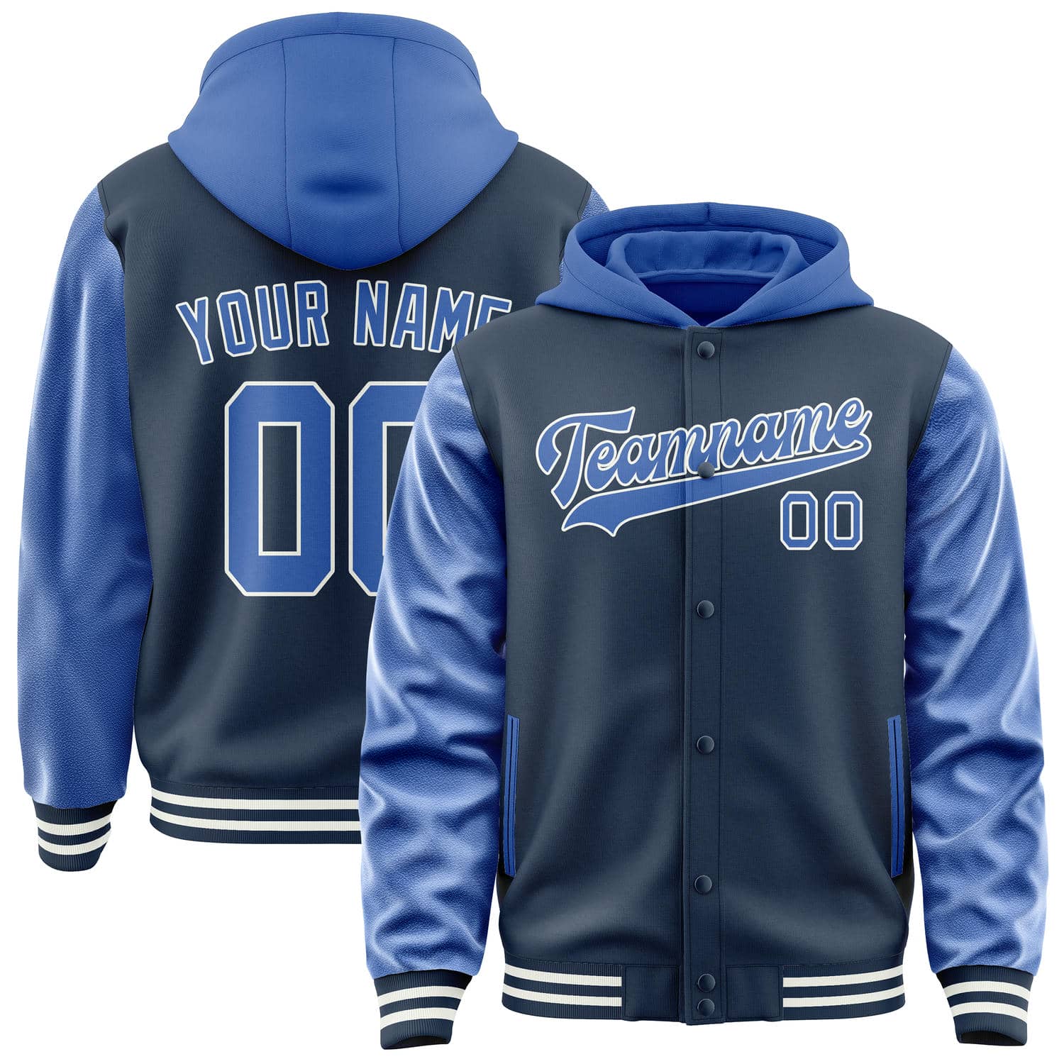 Custom Blue Sky Blue Jacket