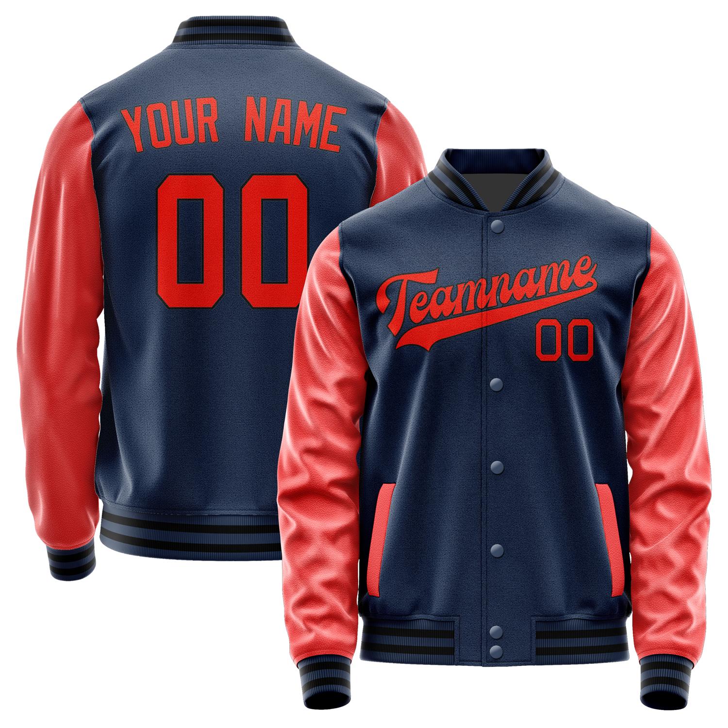Custom Blue Orange Red Jacket JA1010121017B31712