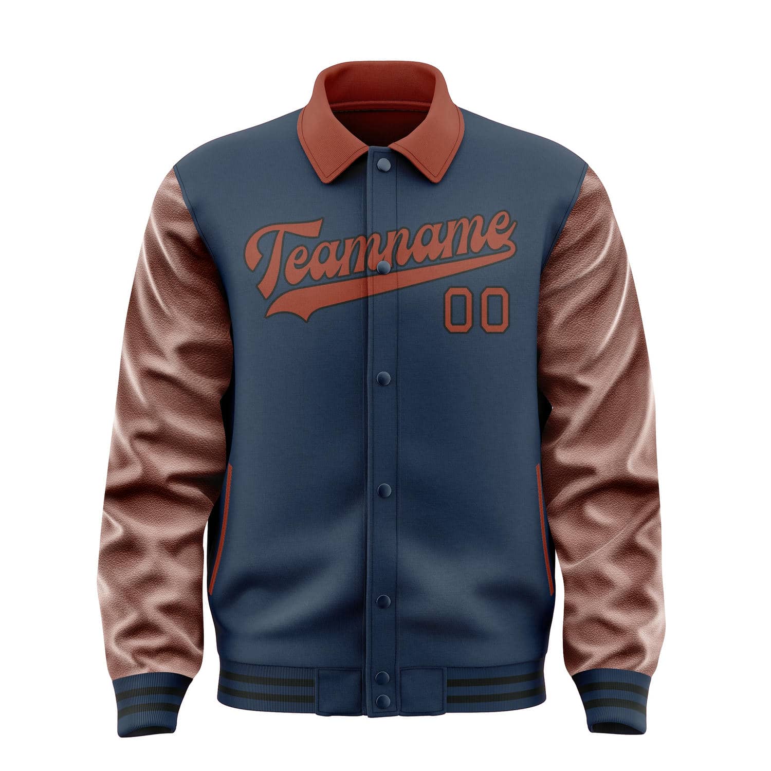 Custom Blue Coral Red Jacket