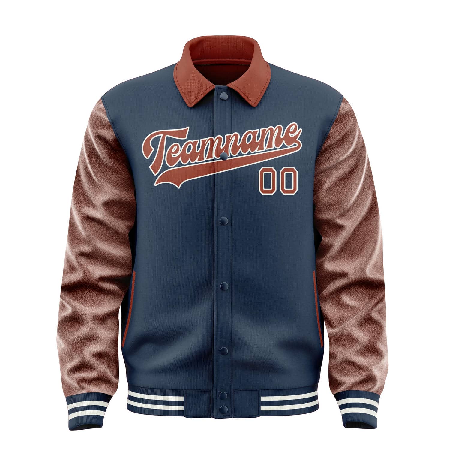 Custom Blue Coral Red Jacket