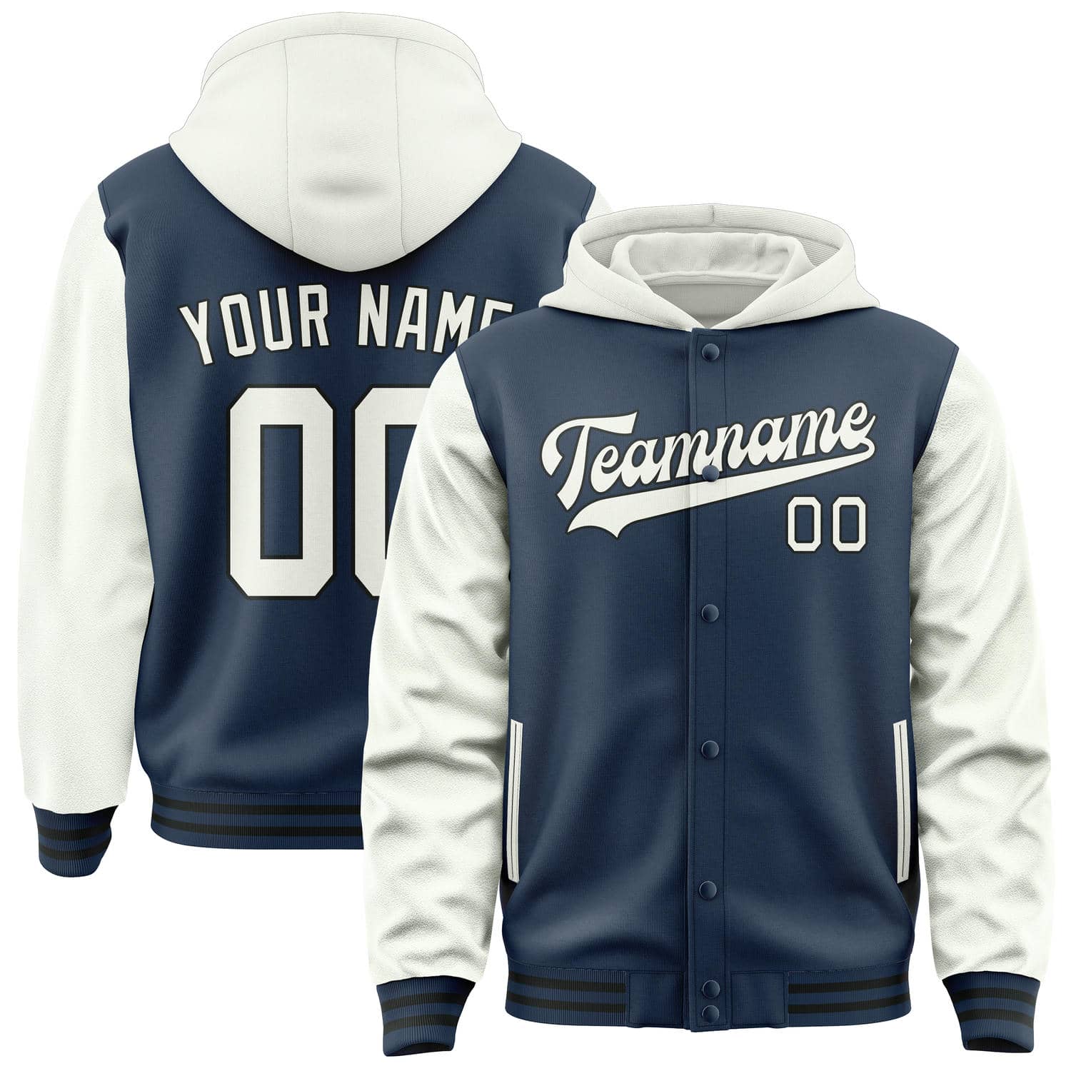 Custom Blue White Jacket