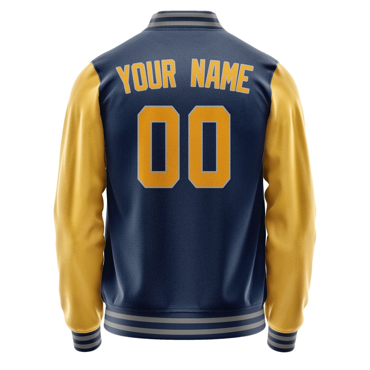 Custom Blue Yellow Jacket JA1010191004B30419