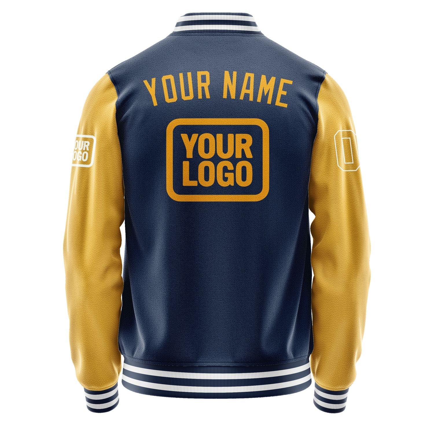 Custom Blue Yellow Jacket JA101019101818191918