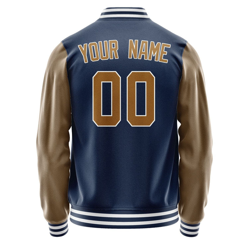 Custom Blue Khaki Jacket JA1010221018B31822