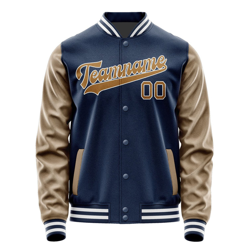Custom Blue Khaki Jacket JA1010221018B31822