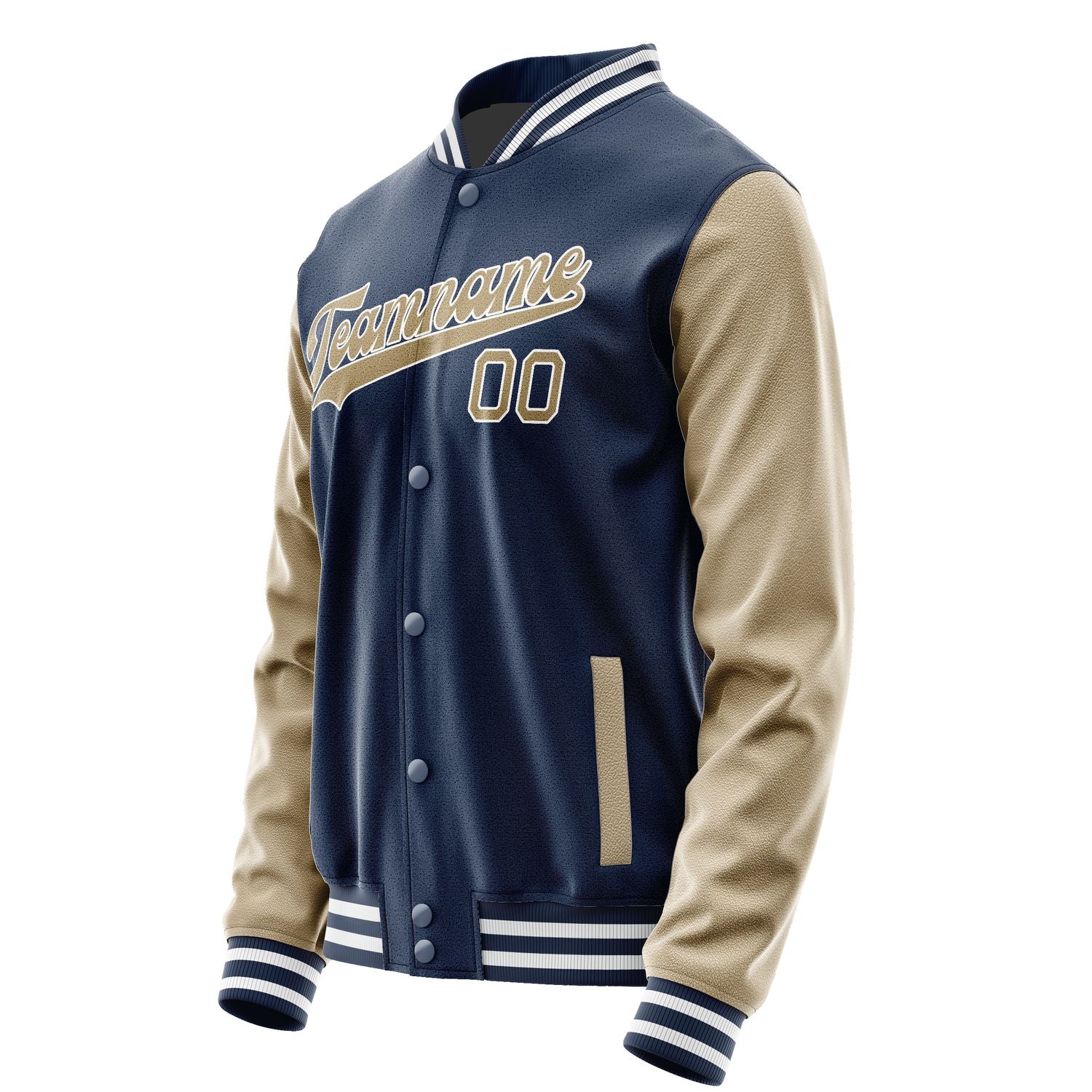 Custom Blue Light Khaki Jacket JA1010251018B31825