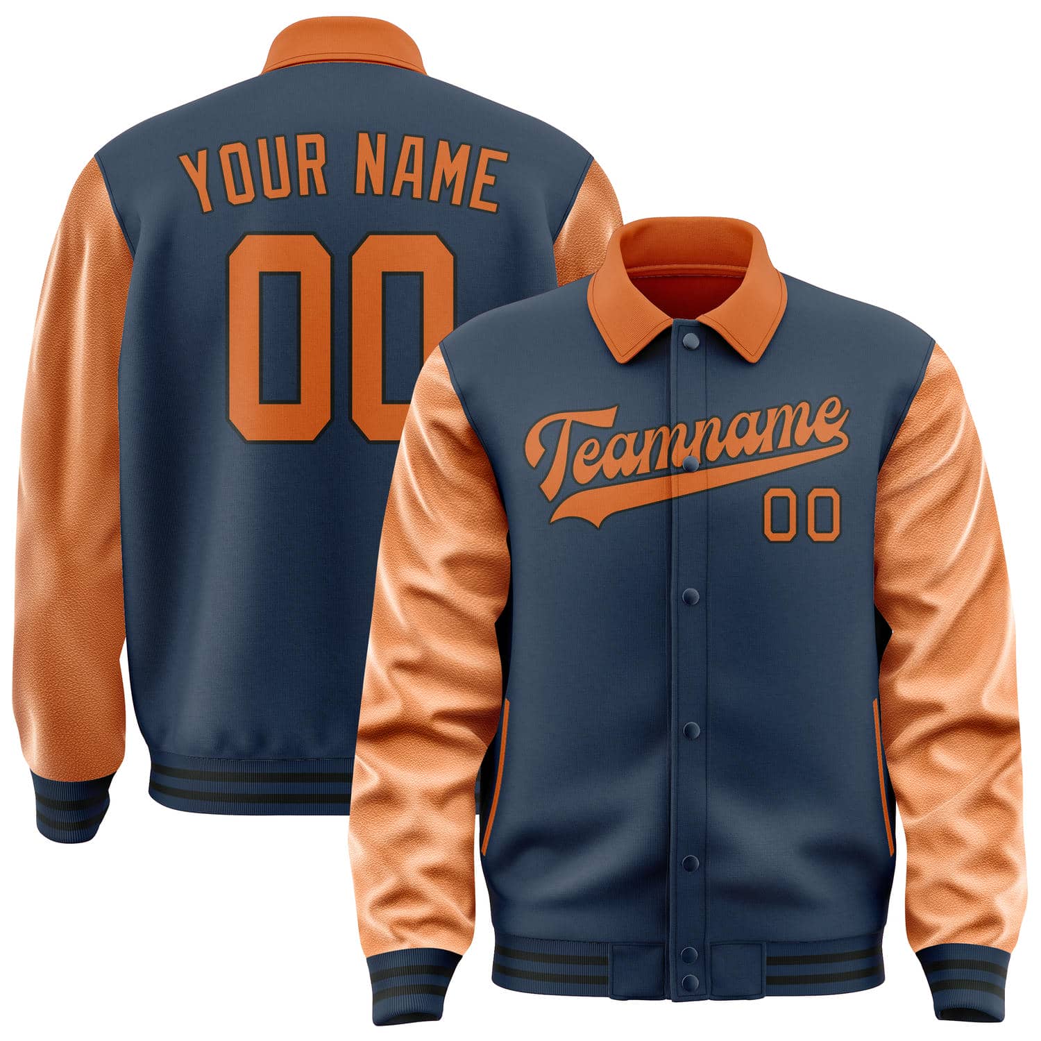 Custom Blue Orange Jacket