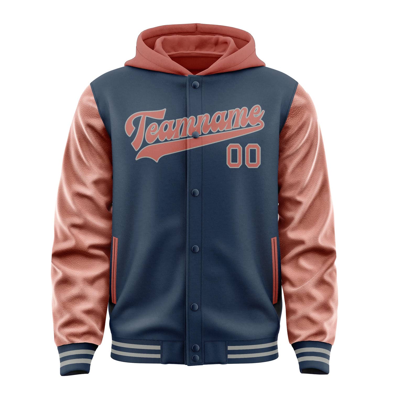 Custom Blue Copper Rose Jacket