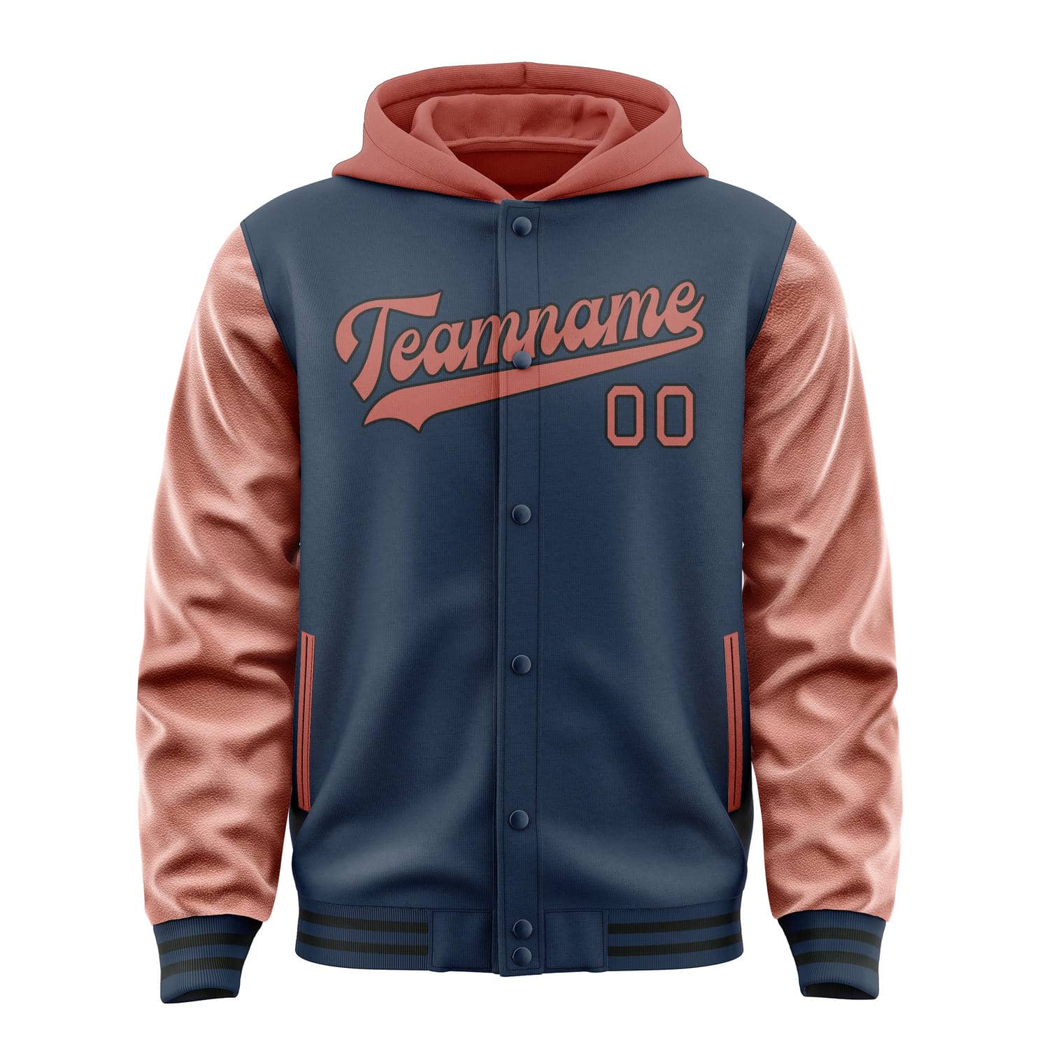 Custom Blue Copper Rose Jacket