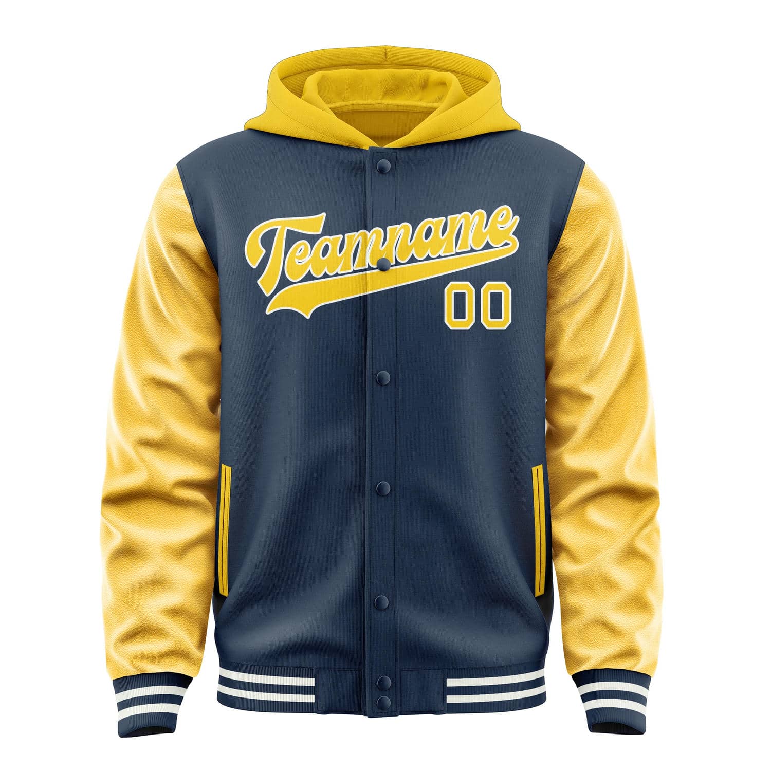 Custom Blue Gold Jacket