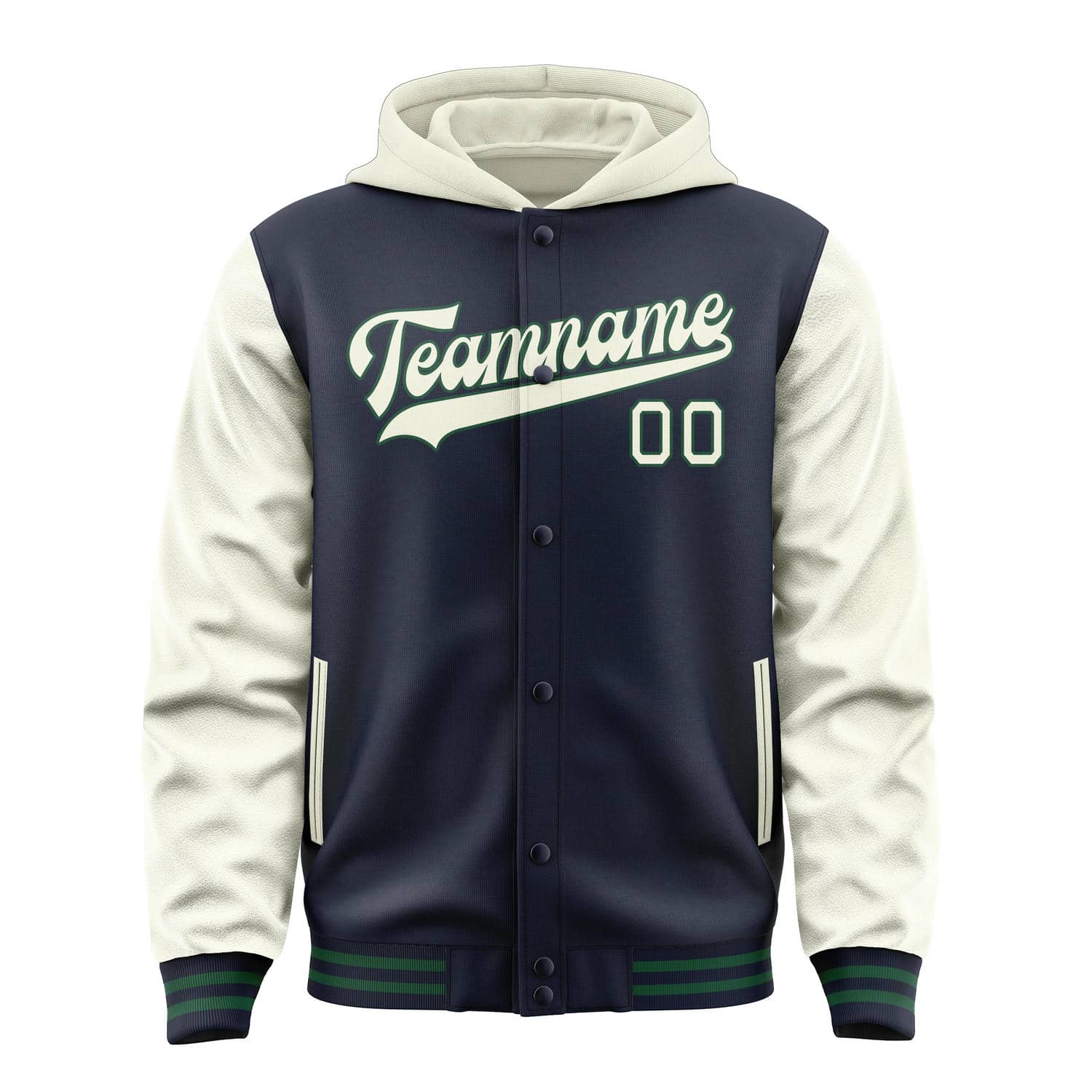 Custom Navy Cream Jacket