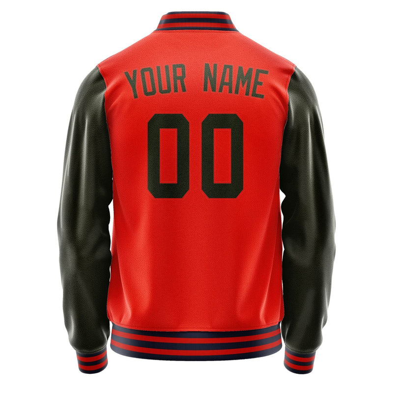 Custom Orange Red Olive Jacket JA1212021112B31202