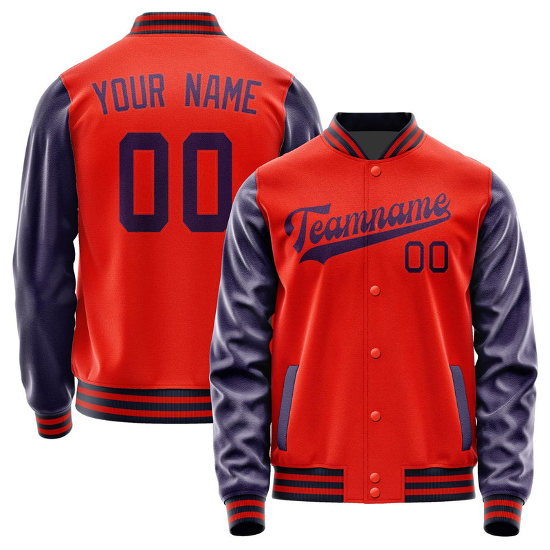 Custom Orange Red Purple Jacket JA1212071112B31207
