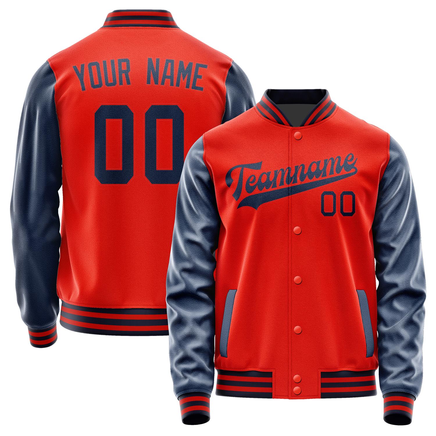 Custom Orange Red Blue Jacket JA1212101112B31210
