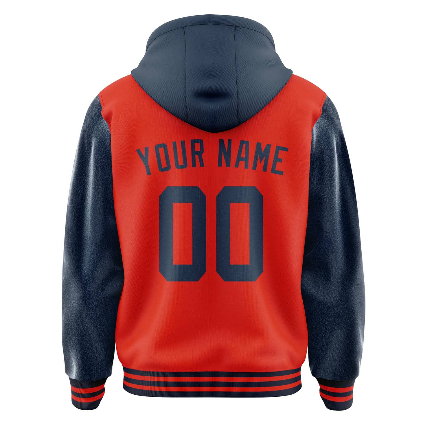 Custom Orange Red Blue Jacket