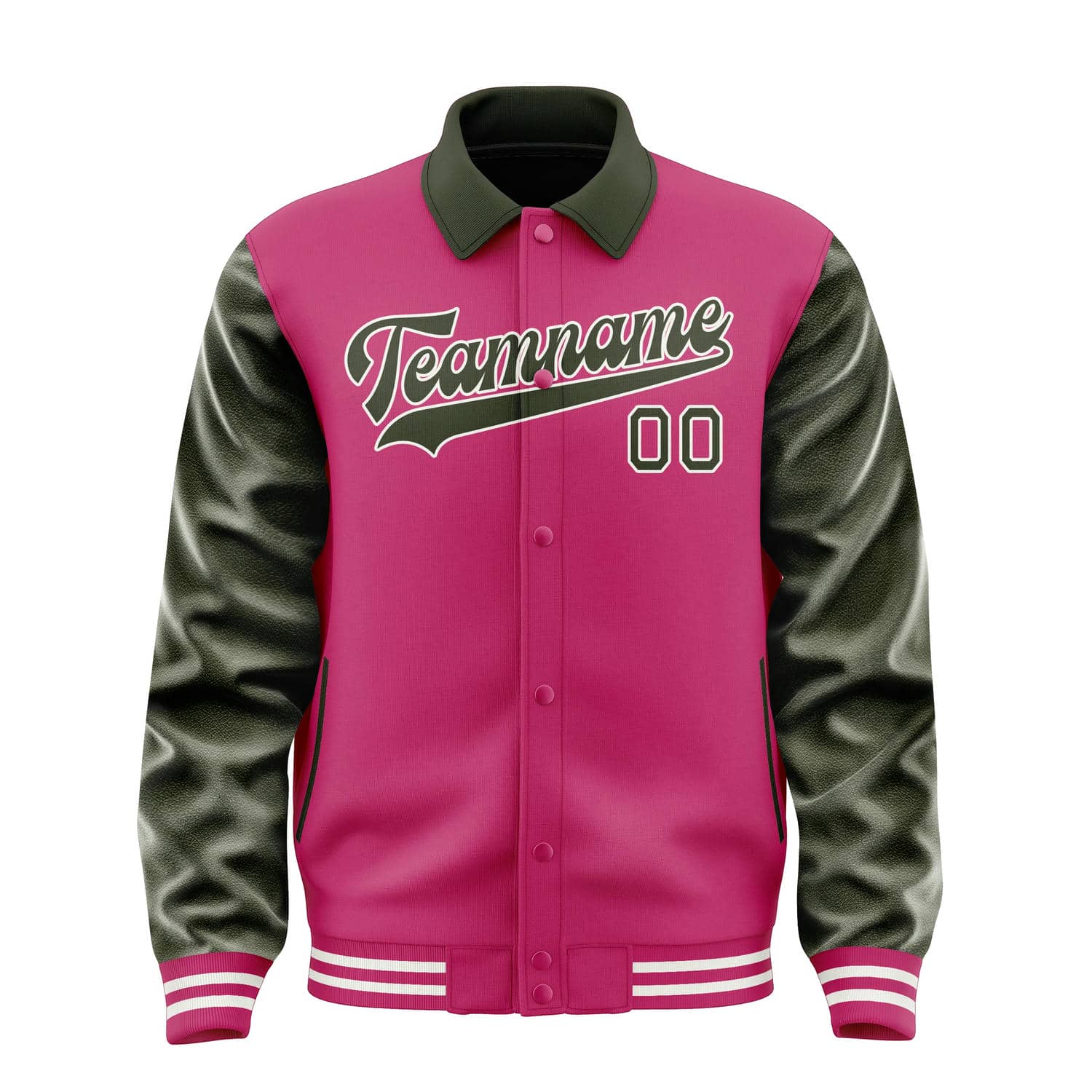 Custom Pink Olive Jacket