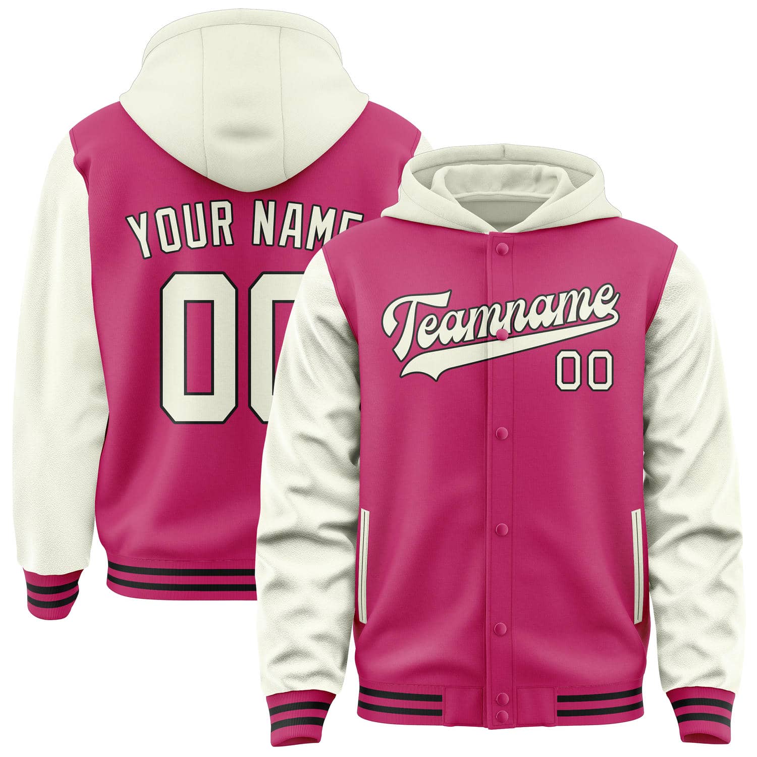 Custom Pink Cream Jacket