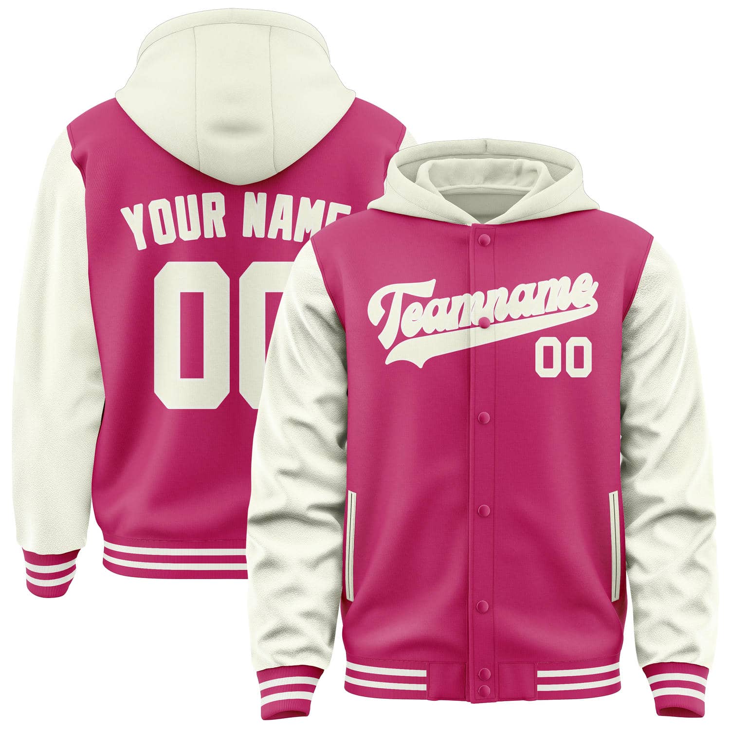 Custom Pink Cream Jacket