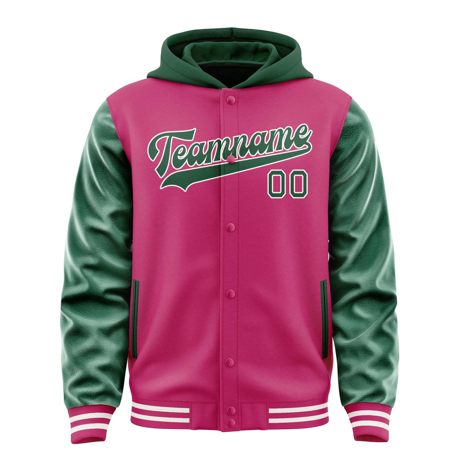 Custom Pink Green Jacket