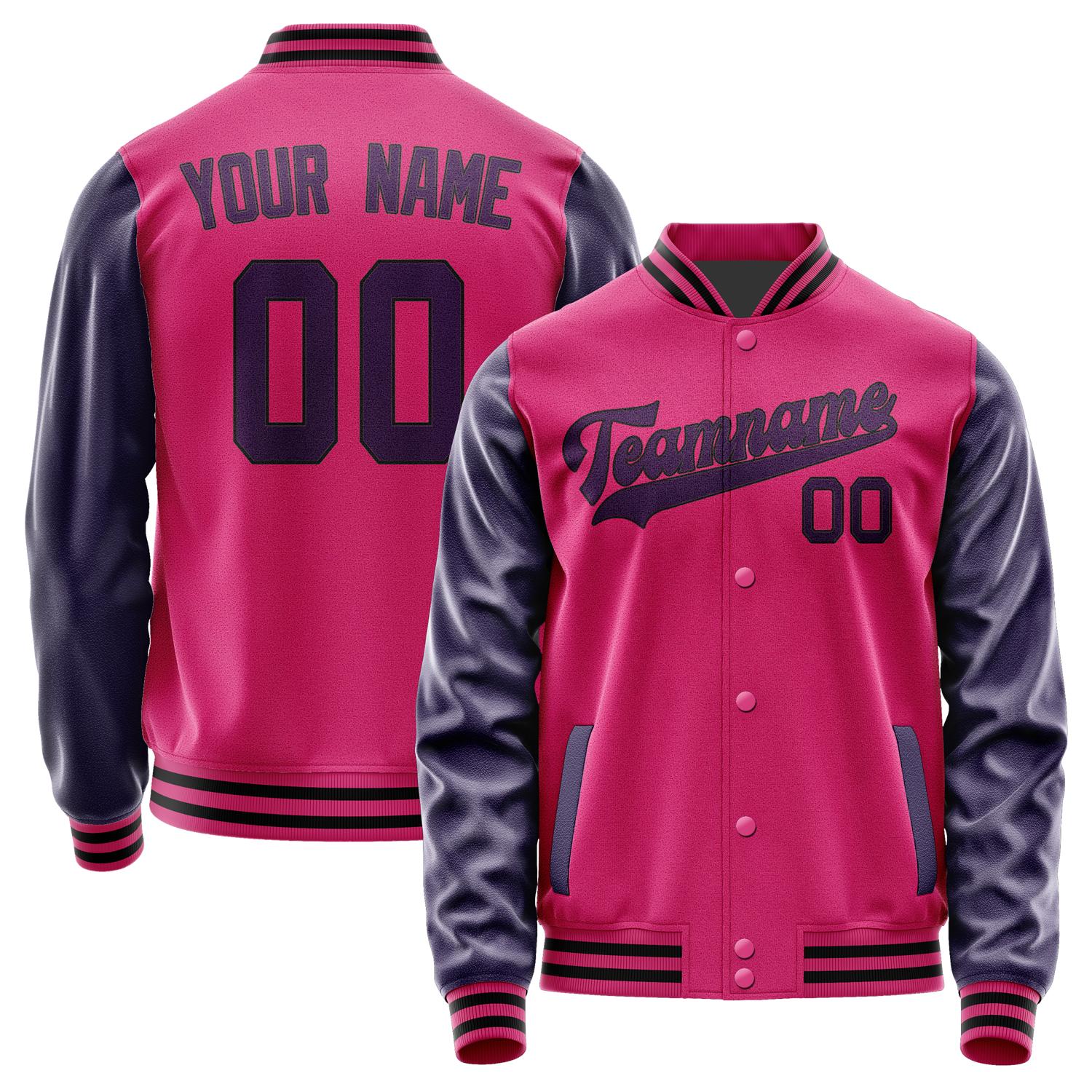 Custom Pink Purple Jacket JA1313071317B31707