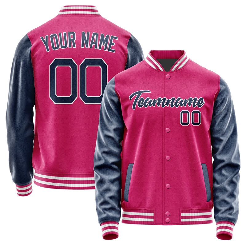 Custom Pink Blue Jacket JA1313101318B21810