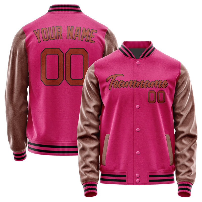 Custom Pink Coral Red Jacket JA1313161317B21716