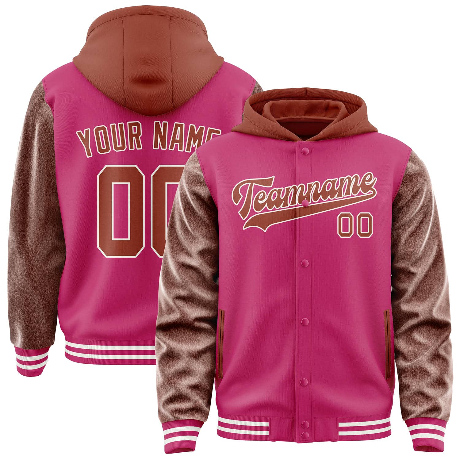Custom Pink Coral Red Jacket