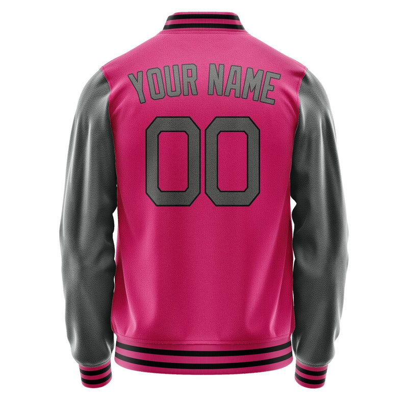 Custom Pink Dark Grey Jacket JA1313201317B21720