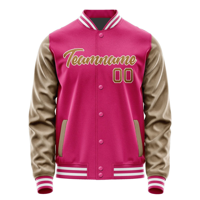 Custom Pink Khaki Jacket JA1313221318B21822
