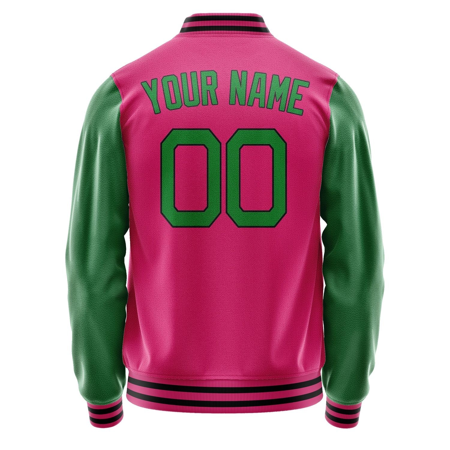 Custom Pink Emerald Green Jacket JA1313241317B21724