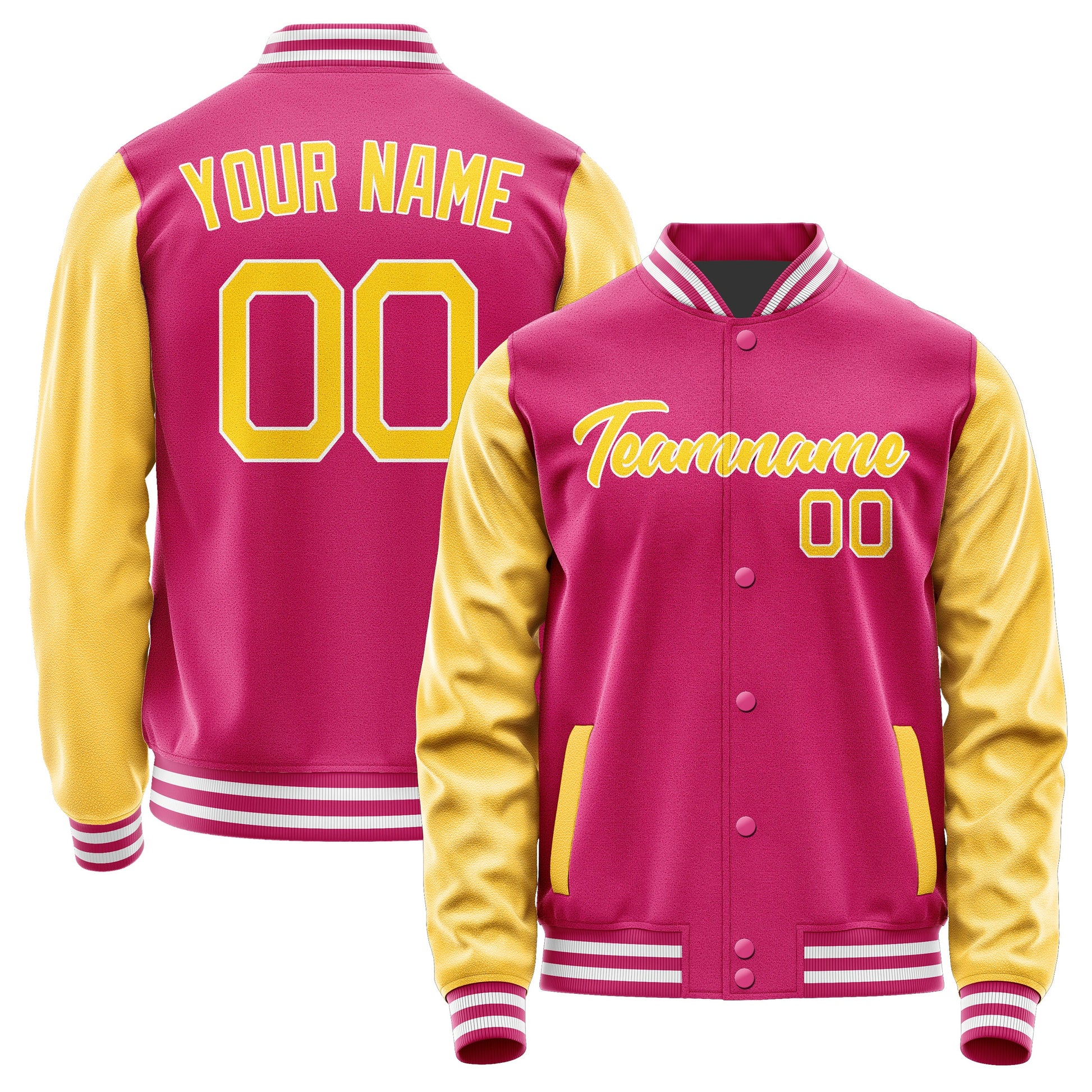 Custom Pink Gold Jacket JA1313301318B21830