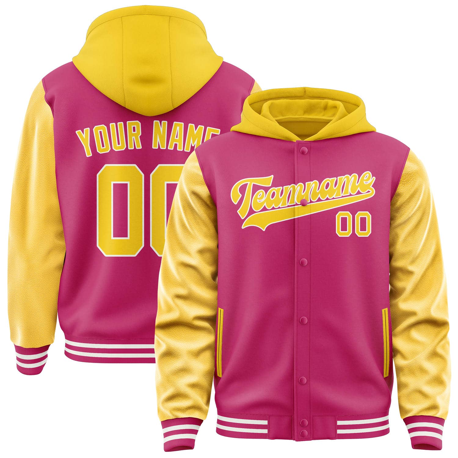 Custom Pink Gold Jacket