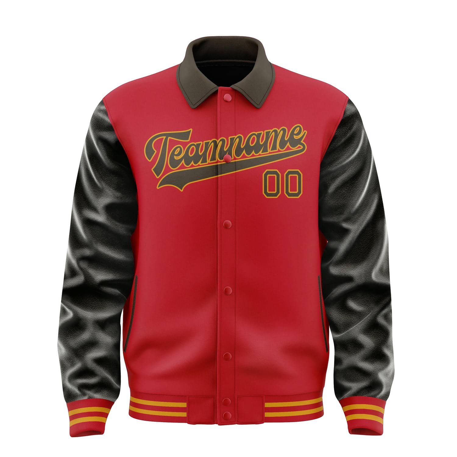 Custom Red Brown Jacket