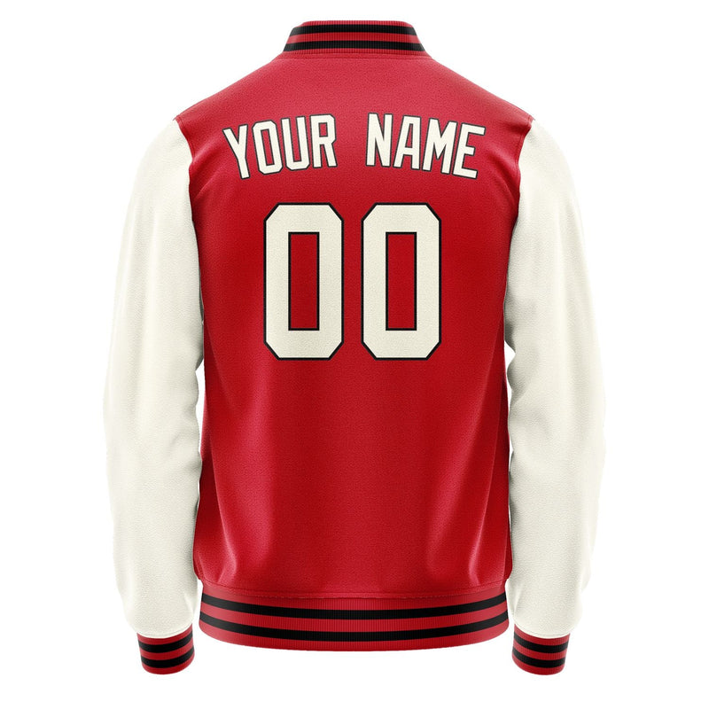 Custom Red Cream Jacket JA1414031417B31703