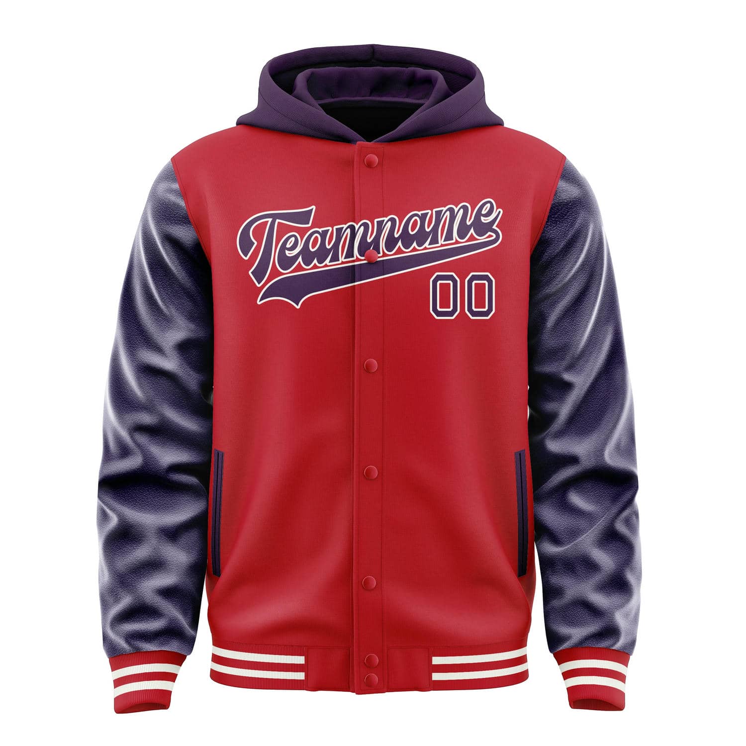 Custom Red Purple Jacket