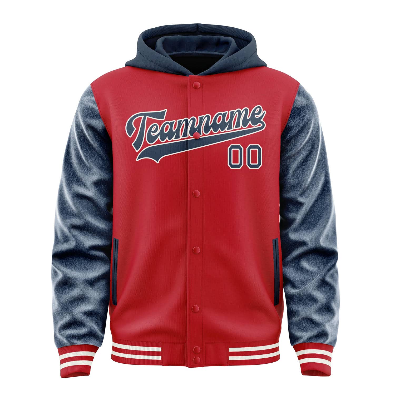 Custom Red Blue Jacket