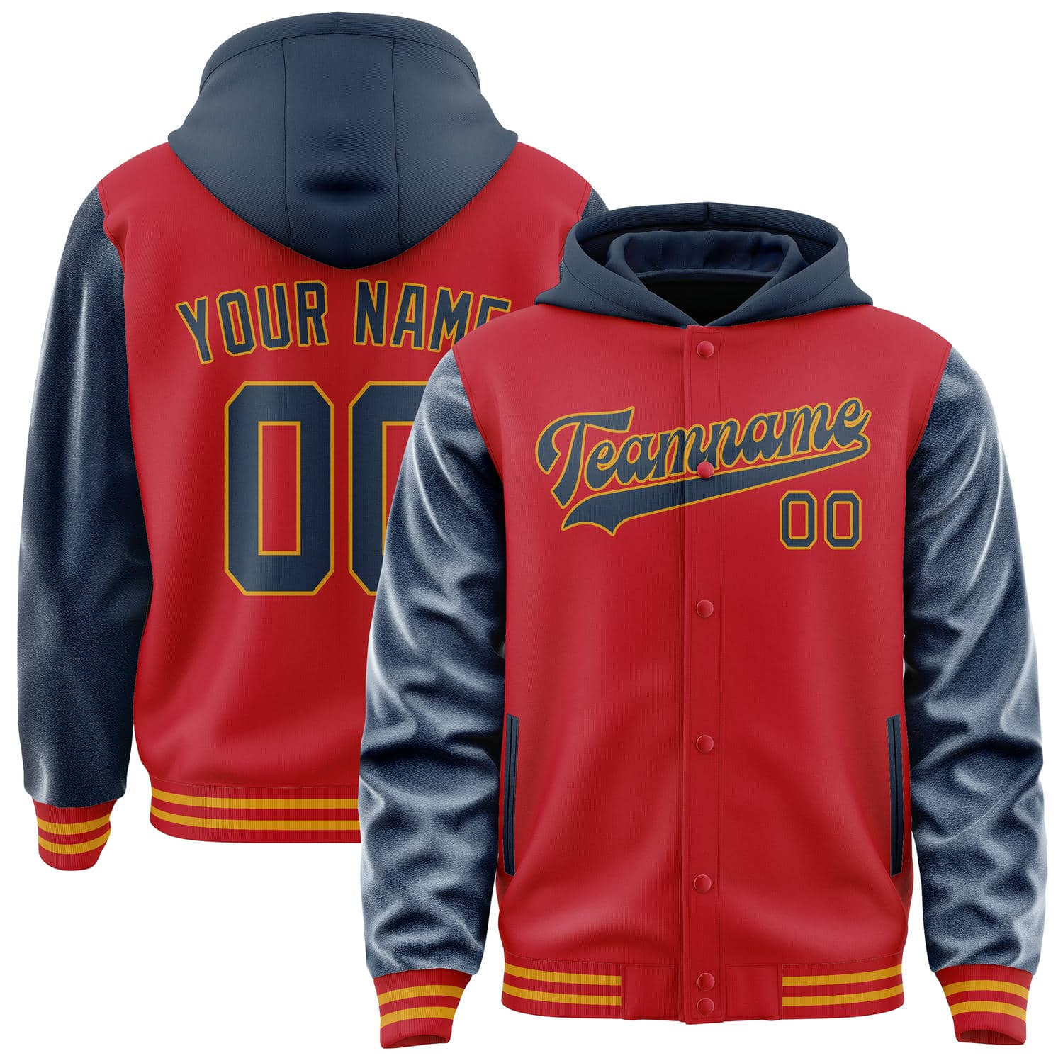 Custom Red Blue Jacket