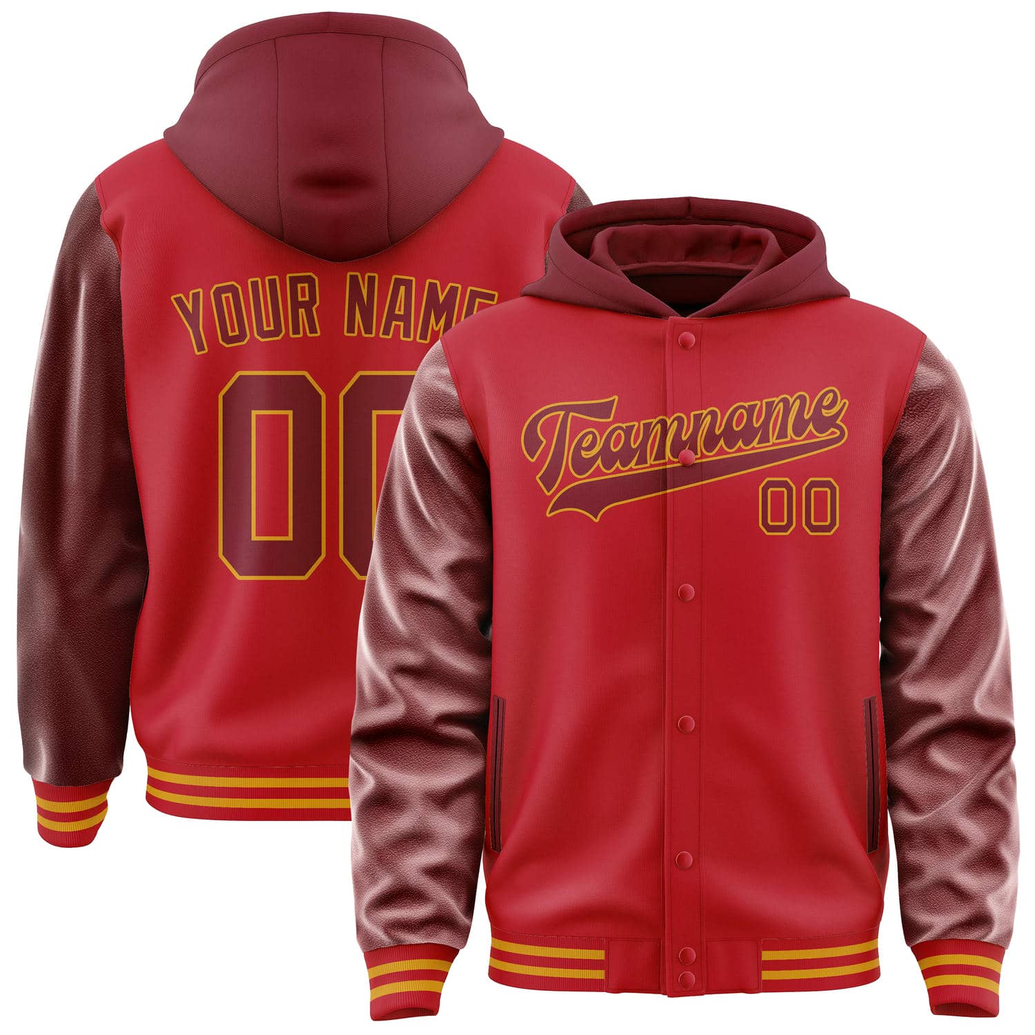 Custom Red Crimson Red Jacket