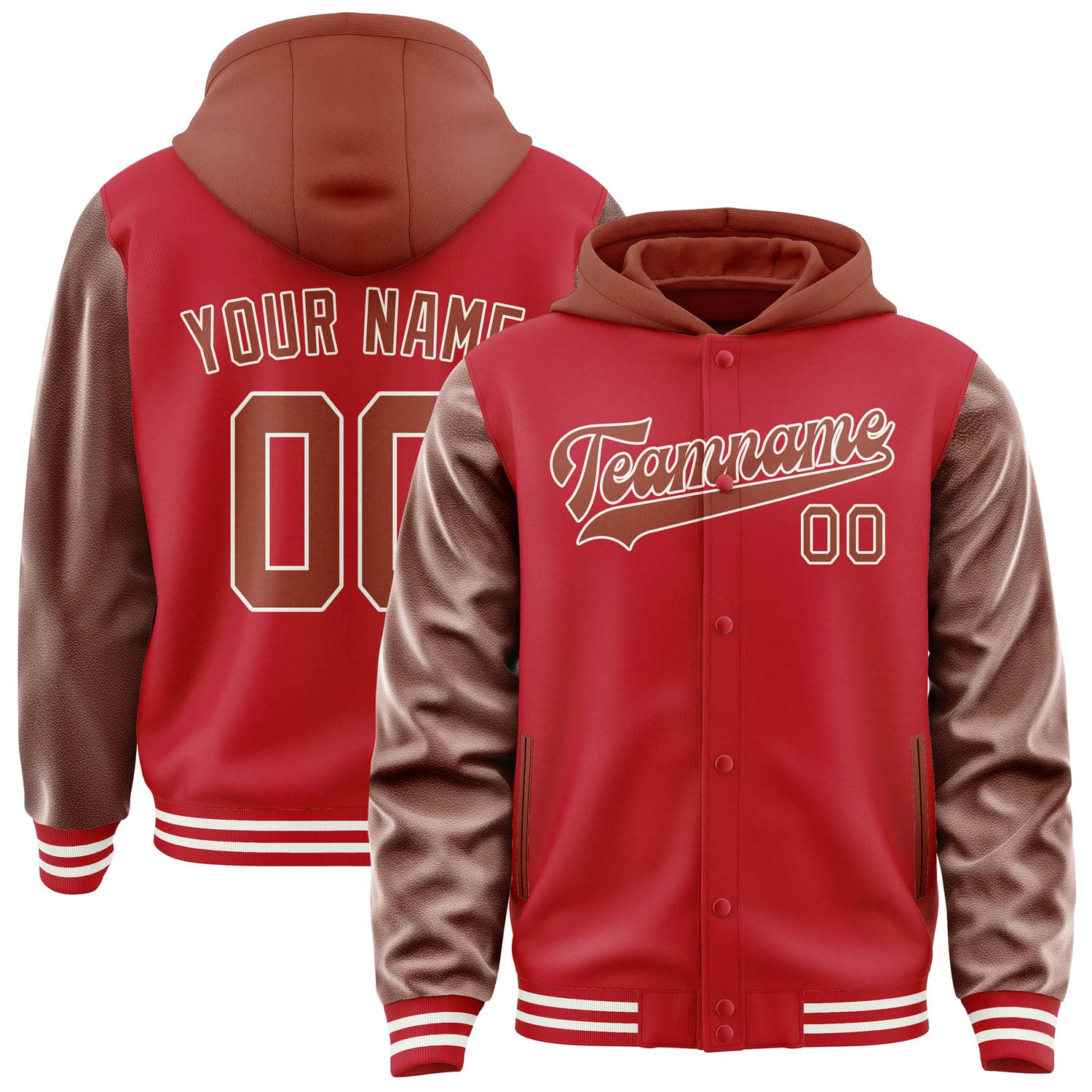 Custom Red Coral Red Jacket