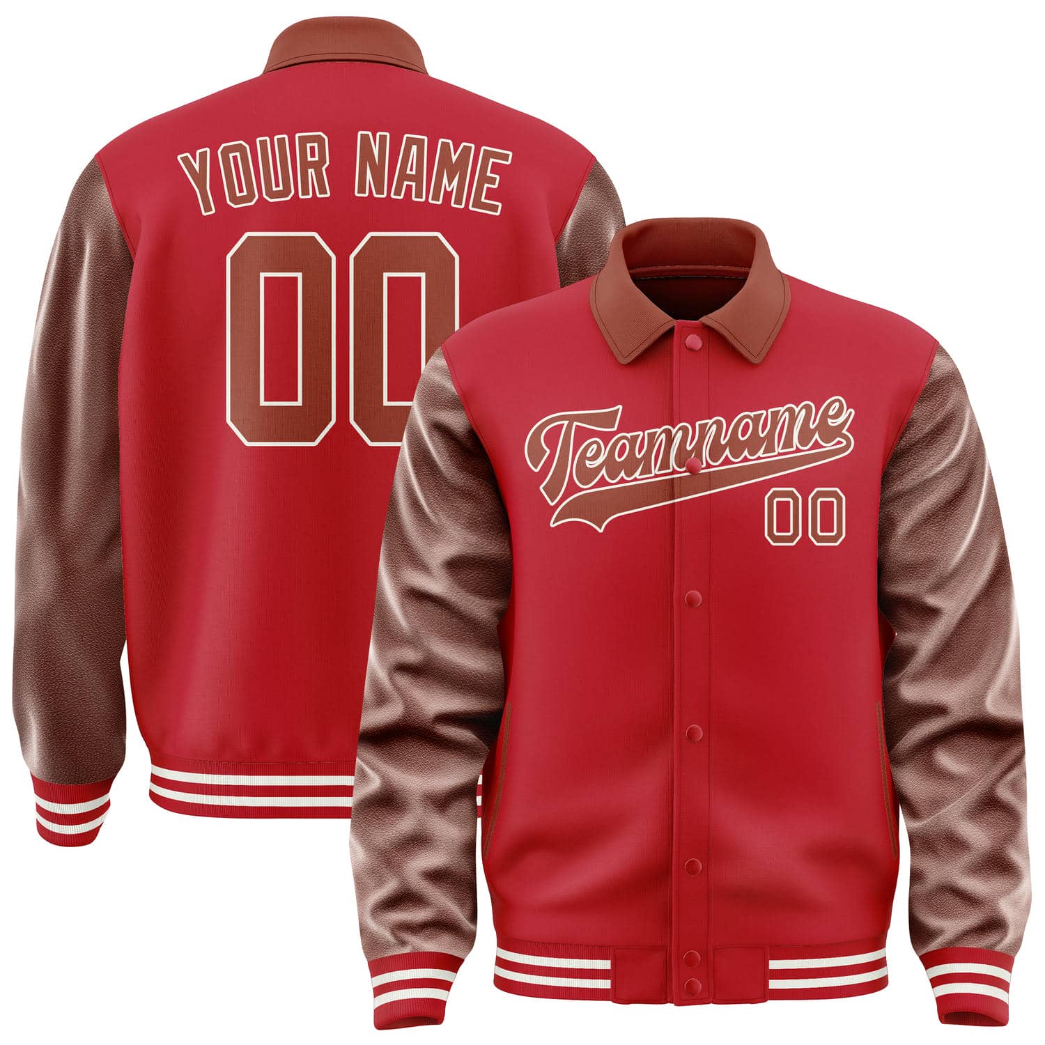 Custom Red Coral Red Jacket